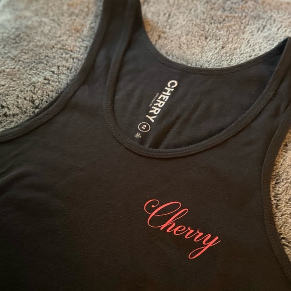 Cherry LA Tank Top Black 2 Rare Archive 2018 Medium - Picture 4 of 11